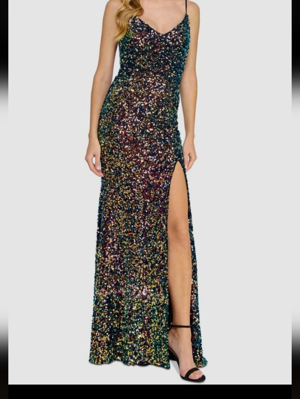 Dress Party Gown Prom Sequin